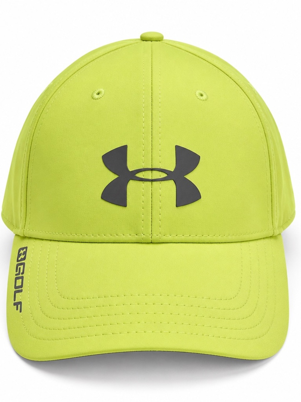 Under Armour Neon Yellow Golf Hat size Large